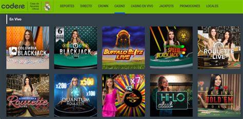 Codere juegos online